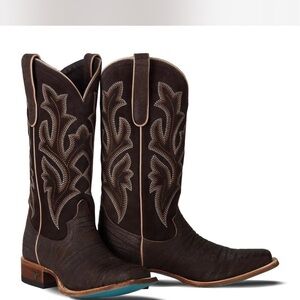 Stylish Dark Brown Western Boots